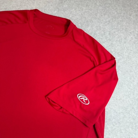 Rawlings Other - Rawlings Mens 3XL Red Short Sleeve Performance Baseball Training Shirt SSBASE